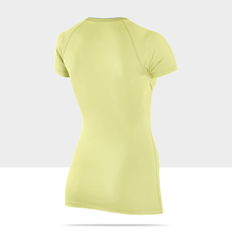  Nike Pro Essentials Fitted V Neck Womens Shirt