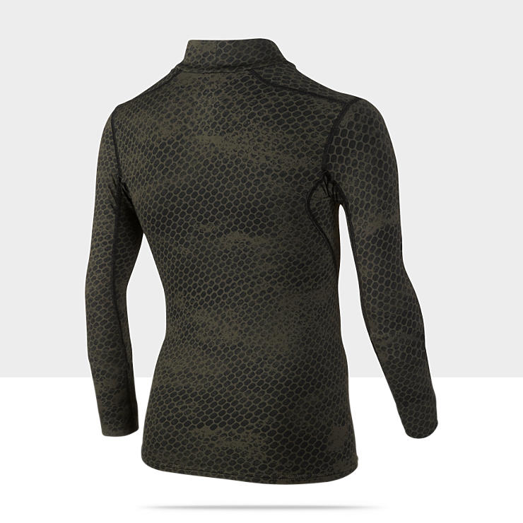  Nike Pro Hyperwarm Compression Camouflage Boys Shirt