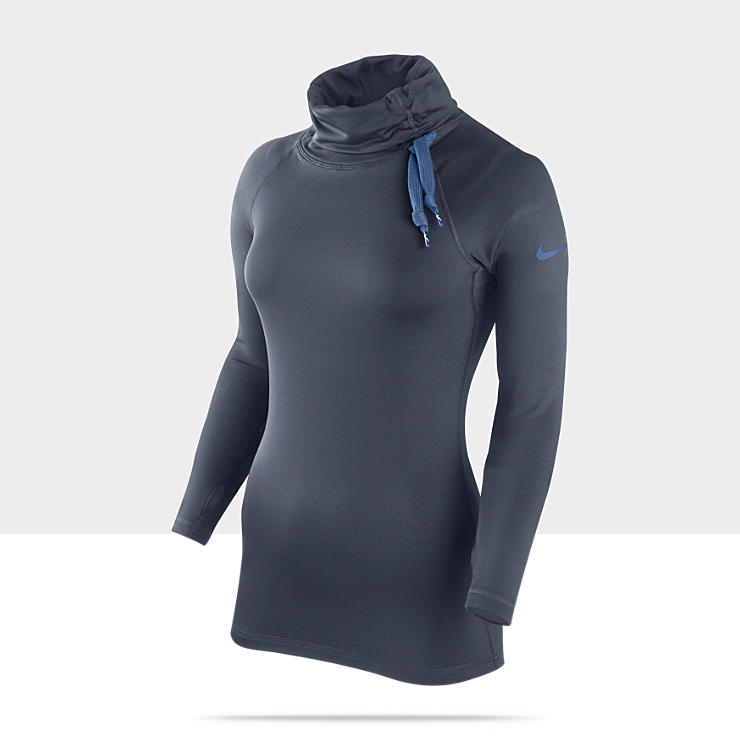 Nike Pro Hyperwarm Hybrid Womens Training Shirt 485381_437_A