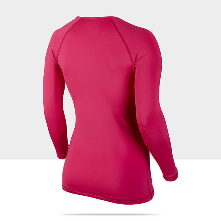 Nike Pro Hyperwarm Max Fitted Womens Shirt 534740_618_B