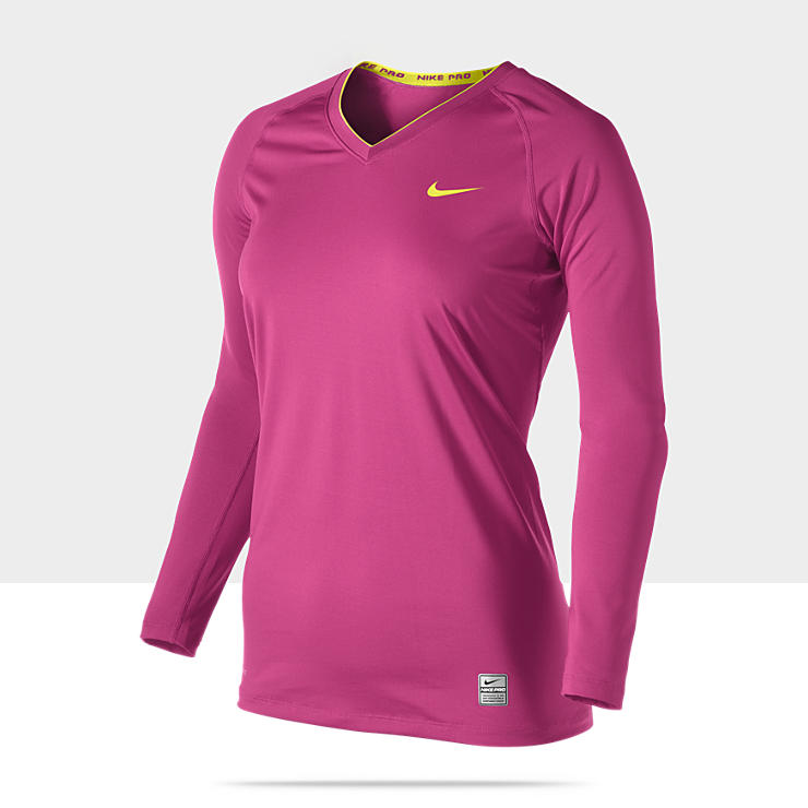 Nike Pro Womens Fitted Training Shirt 363938_689_A