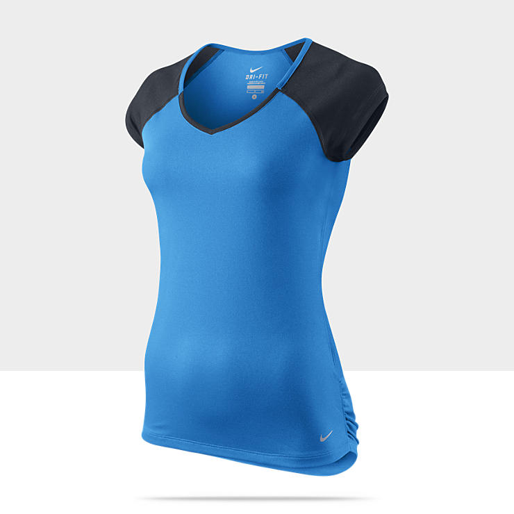 Nike Relay Short Sleeve Womens Running Shirt 481307_417_A