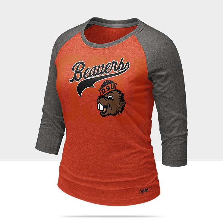 nike retro raglan oregon state women s t shirt $ 32 00