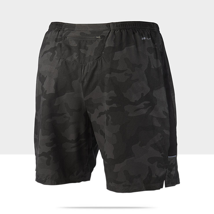  Nike SW 2 in 1 Camo Print 7 Mens Running Shorts