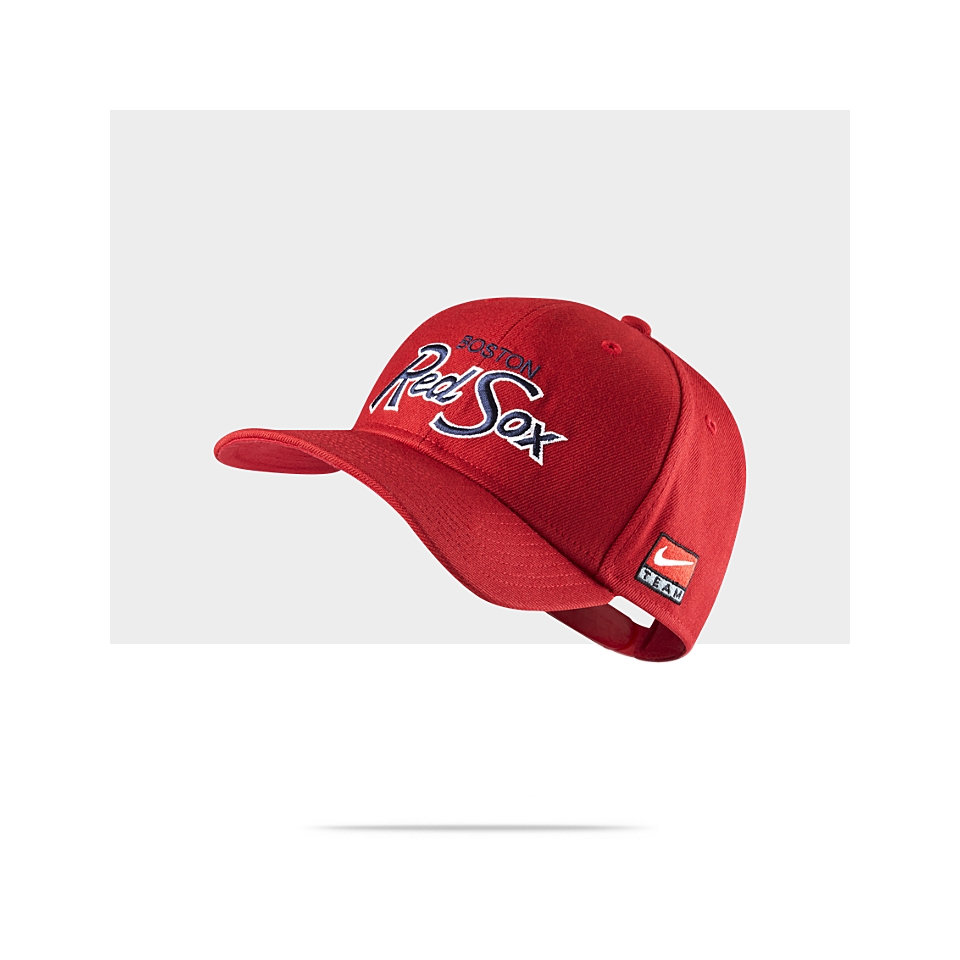  Nike Script (MLB Red Sox) Adjustable Hat