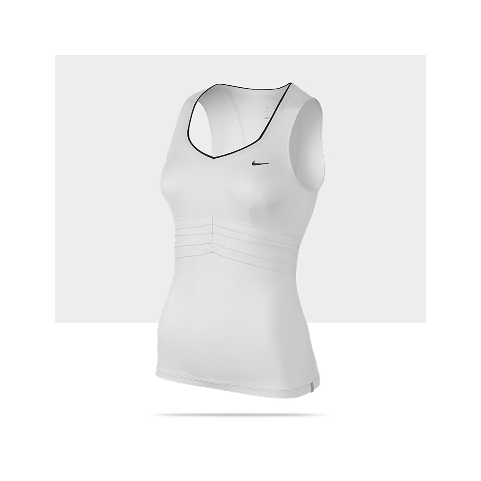  Nike Statement Pleated Knit Womens Tennis Tank Top
