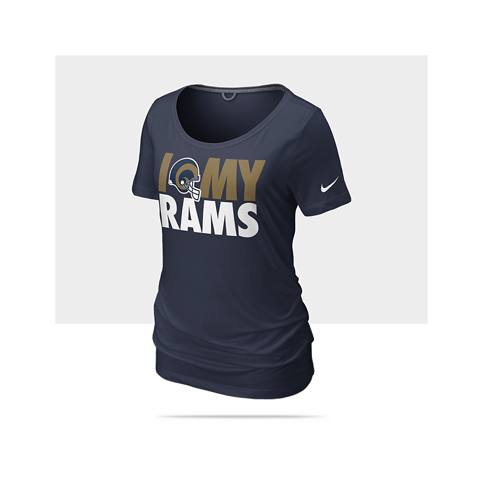  Nike Team Dedication Tri Blend (NFL Rams) Womens T Shirt