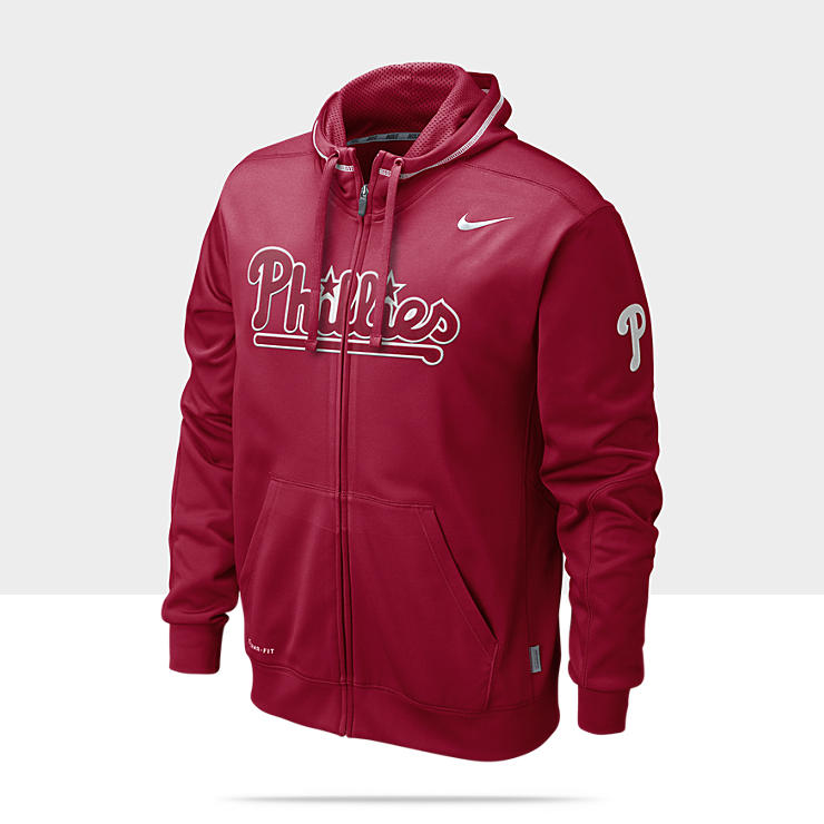 Nike Therma FIT KO MLB Phillies Mens Hoodie 5260PH_611_A