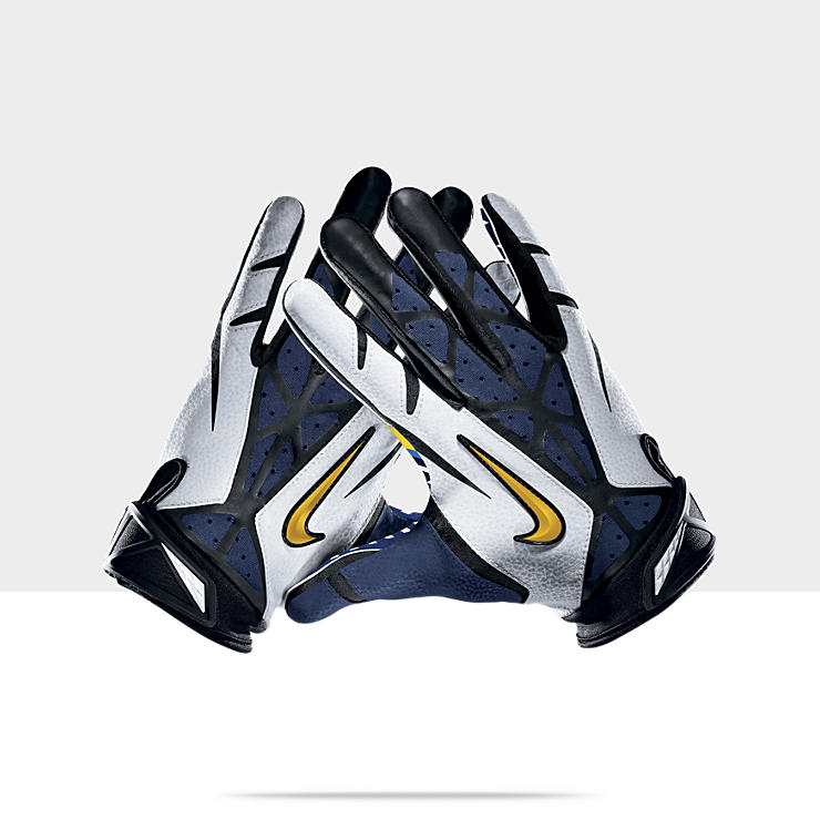  Nike Vapor Jet 2.0 (NFL Chargers) Mens Football Gloves