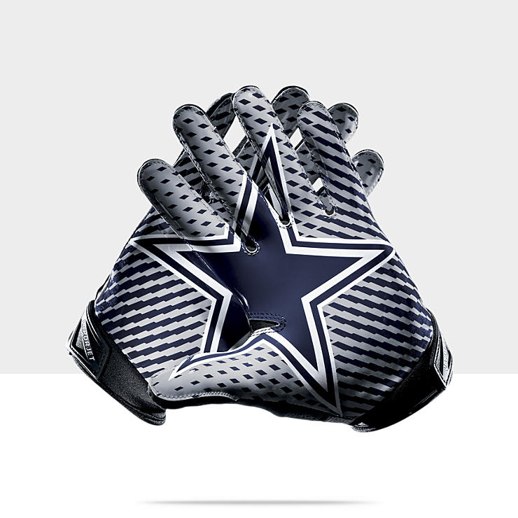  Nike Vapor Jet 2.0 (NFL Cowboys) Mens Football Gloves