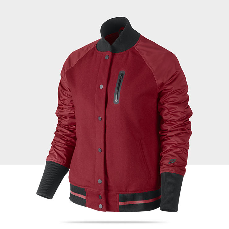Nike Wool Raglan Destroyer Womens Jacket 483923_604_A