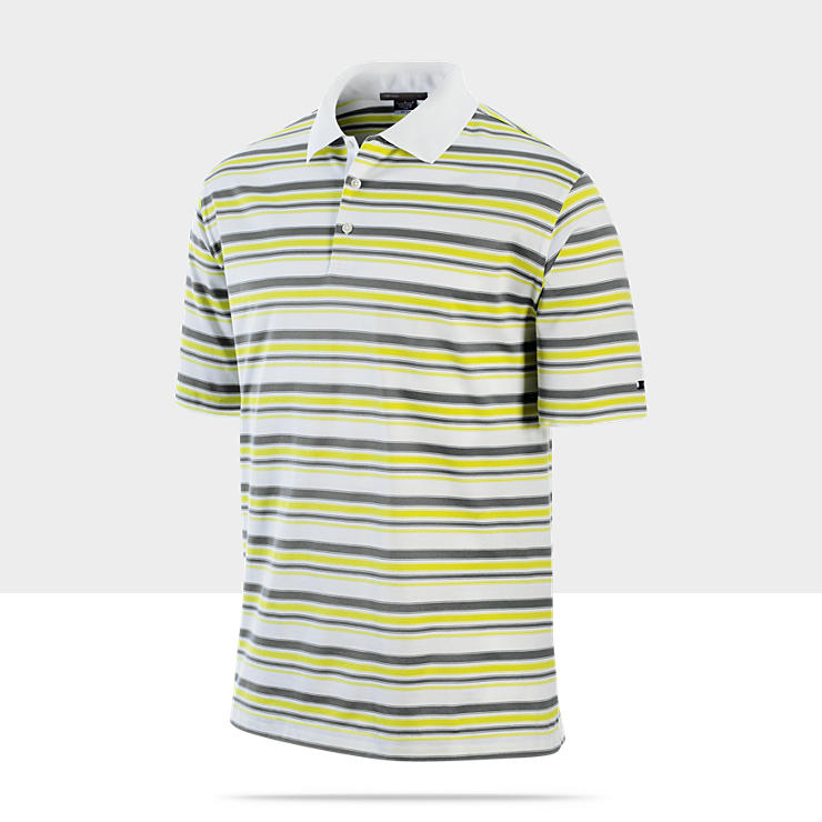  TW Dri FIT Mercerized Bold Stripe Mens Golf Polo