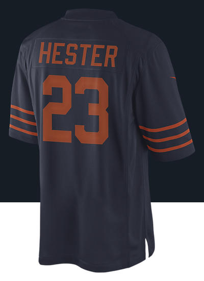    Devin Hester Mens Football Alternate Limited Jersey 479201_459_B