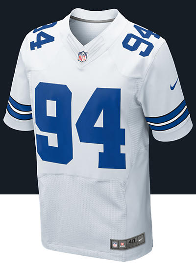   Cowboys DeMarcus Ware Mens Football Home Elite Jersey 468888_104_A