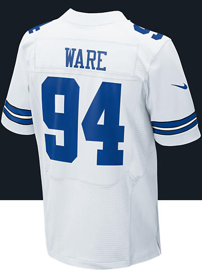   Cowboys DeMarcus Ware Mens Football Home Elite Jersey 468888_104_B