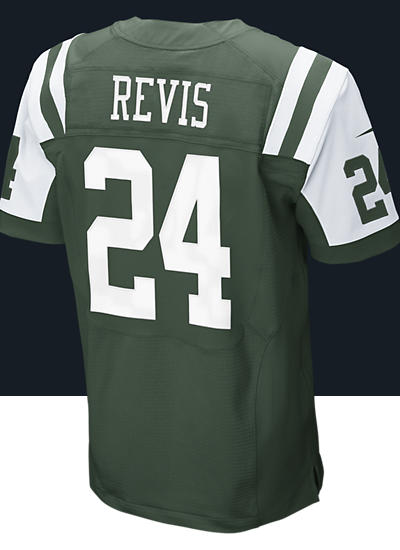    Jets Darrelle Revis Mens Football Home Elite Jersey 468901_325_B