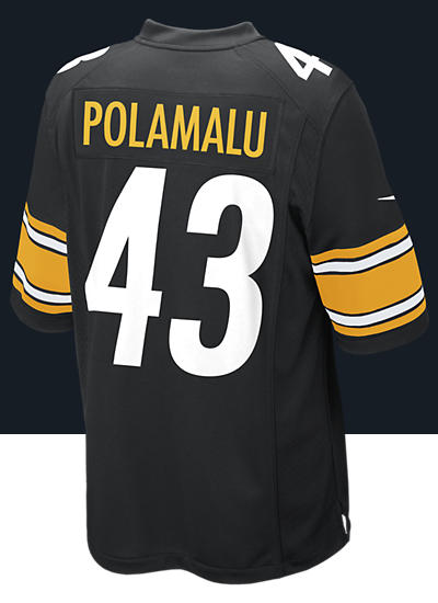 NFL Pittsburgh Steelers (Troy Polamalu) Kids Football 