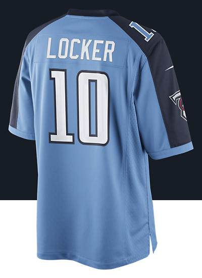   Titans Jake Locker Mens Football Home Limited Jersey 468941_436_B