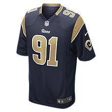   Louis Rams Chris Long Mens Football Home Game Jersey 468968_422_A