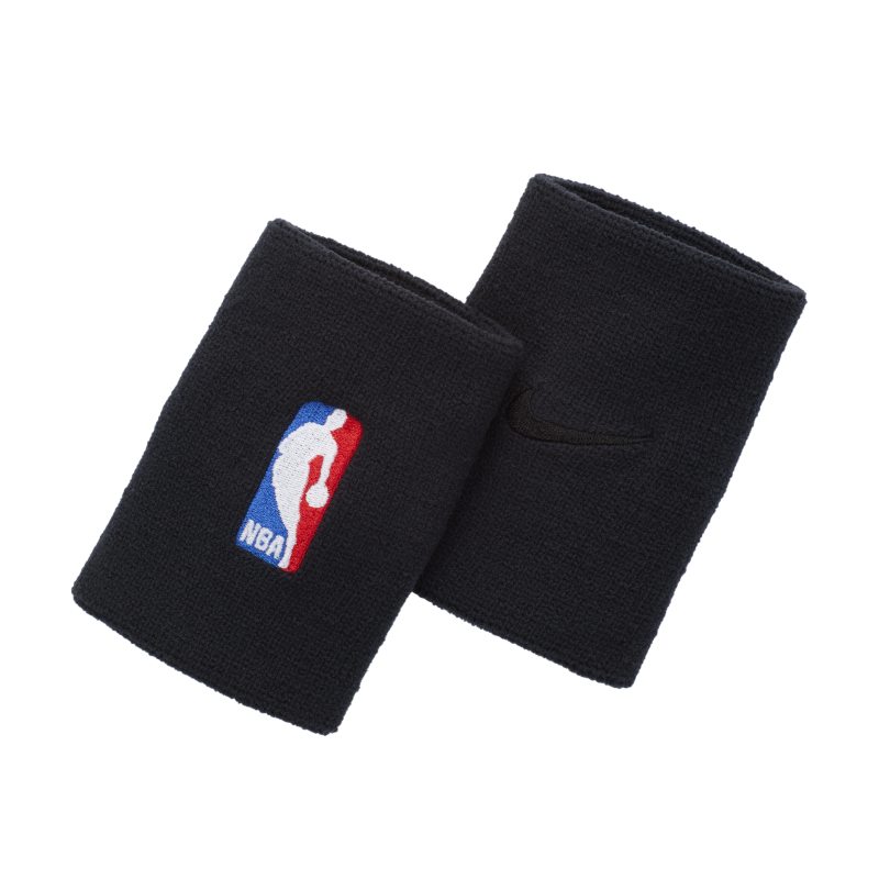 Nike NBA Elite Muñequeras de baloncesto - Negro