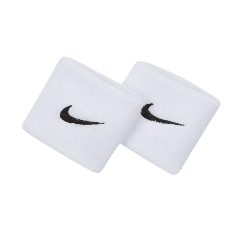 Opaski na nadgarstek Nike Swoosh - Biel
