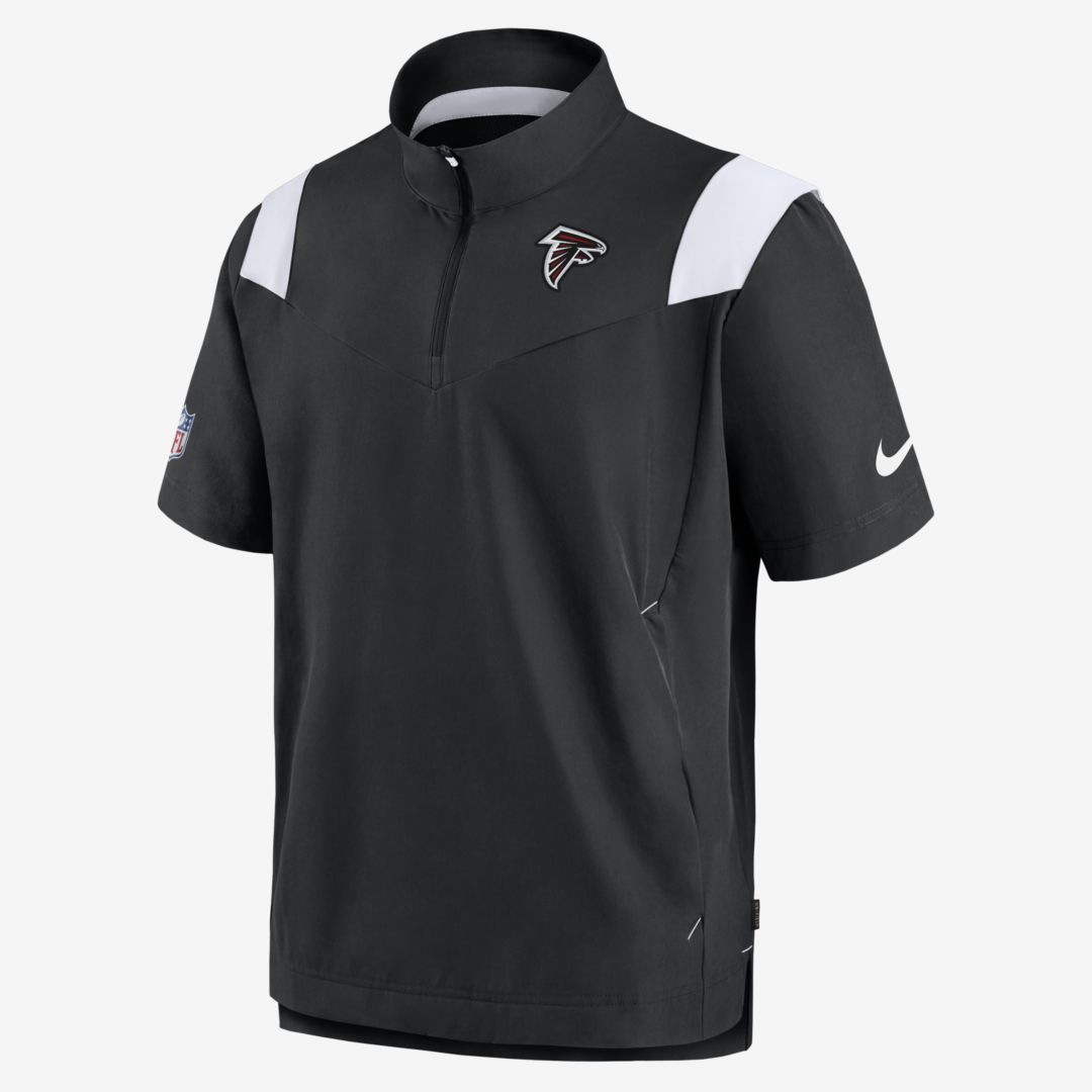 Nike Sideline Coach Lockup Men's Short-sleeve Jacket In Black,white ...