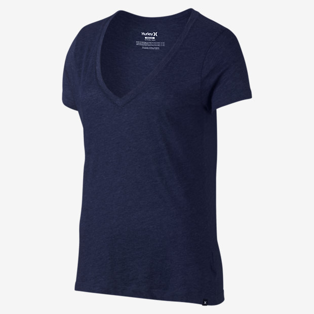 Hurley Solid Perfect V Womens T Shirt