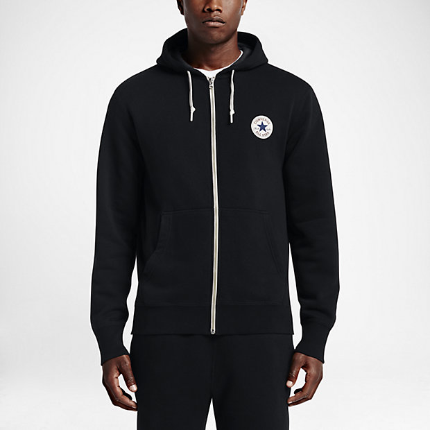 black zip up nike hoodie