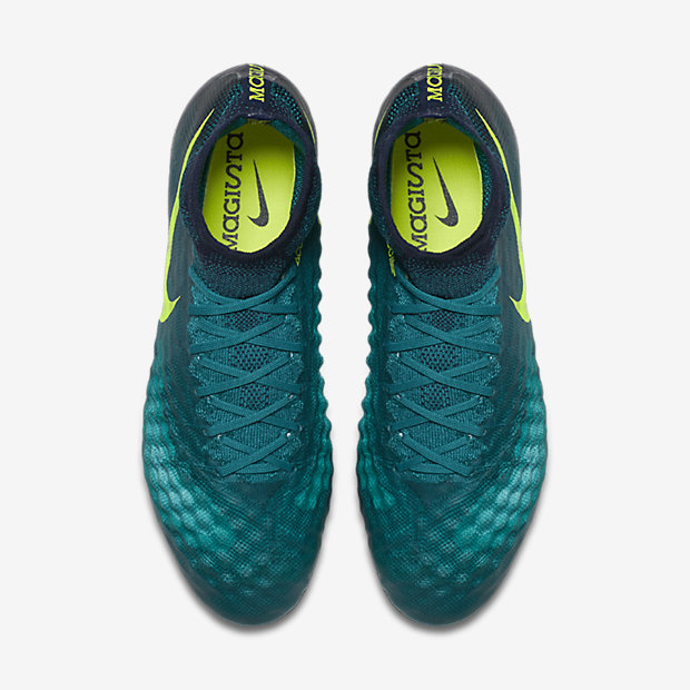 Scarpe da Calcio Uomo Nike Magista Obra II FG Verde Nero