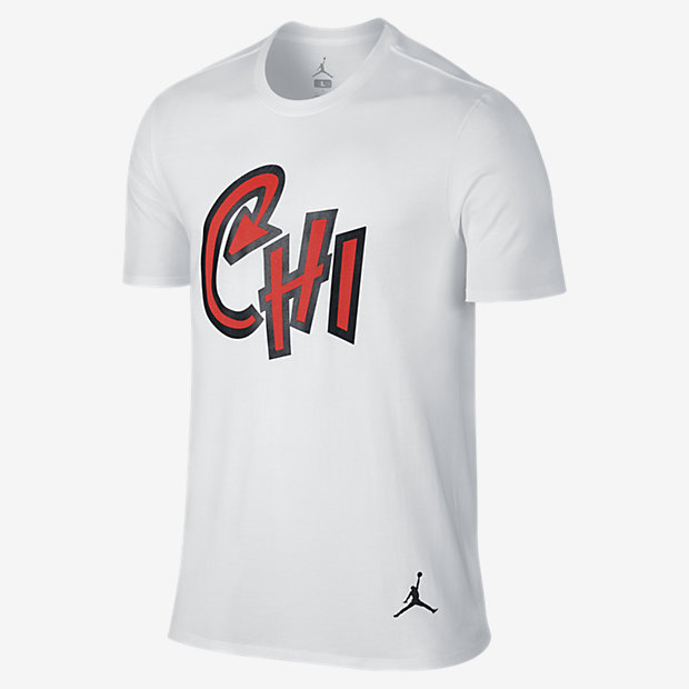 Jordan AJ 10 City (Chicago) Mens T Shirt CH