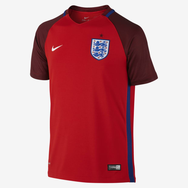 2016 England Stadium Away Genç Çocuk Futbol Forması (XS XL). Nike