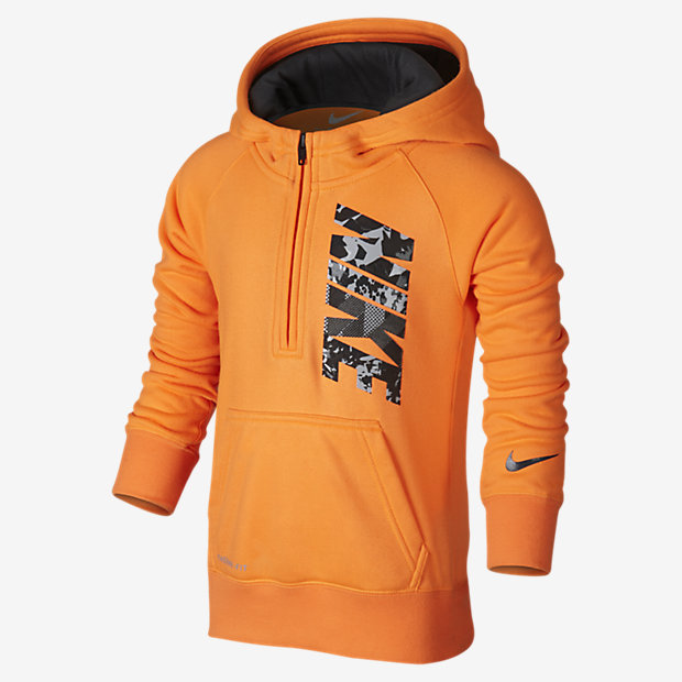 Nike KO 2.0 Half Zip Preschool Boys Training Hoodie.