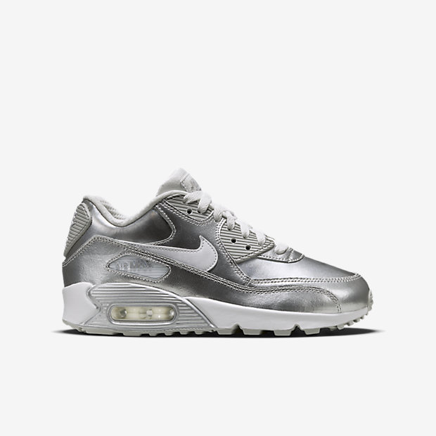 Nike Air Max 90 Premium LTR (3.5y 7y) Kids Shoe.