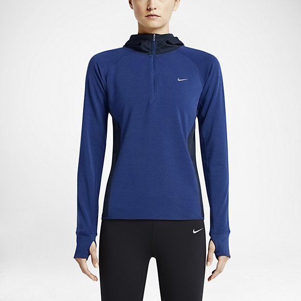 Nike Dri FIT Sprint Half Zip Womens Running Hoodie.