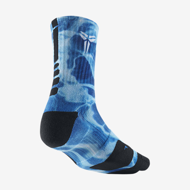 Kobe 5AM Elite Crew (Large) Basketball Socks.