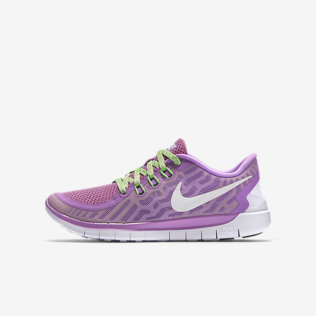 Nike Free 5.0 (3.5y 7y) Kids Running Shoe.