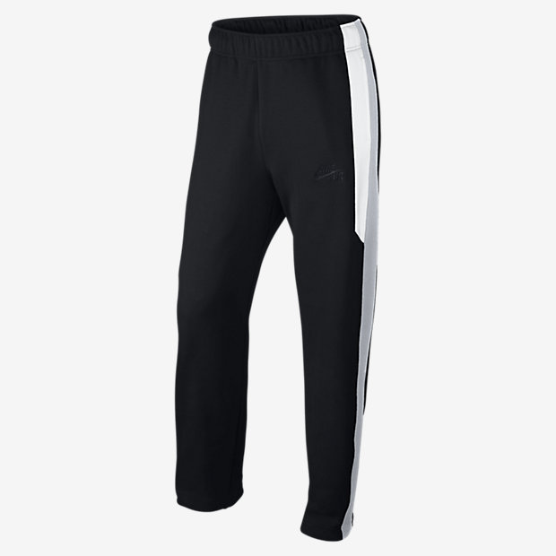 Nike Men's Basketball Air Time 2.0 Warm Up Track Pants Black Size M 