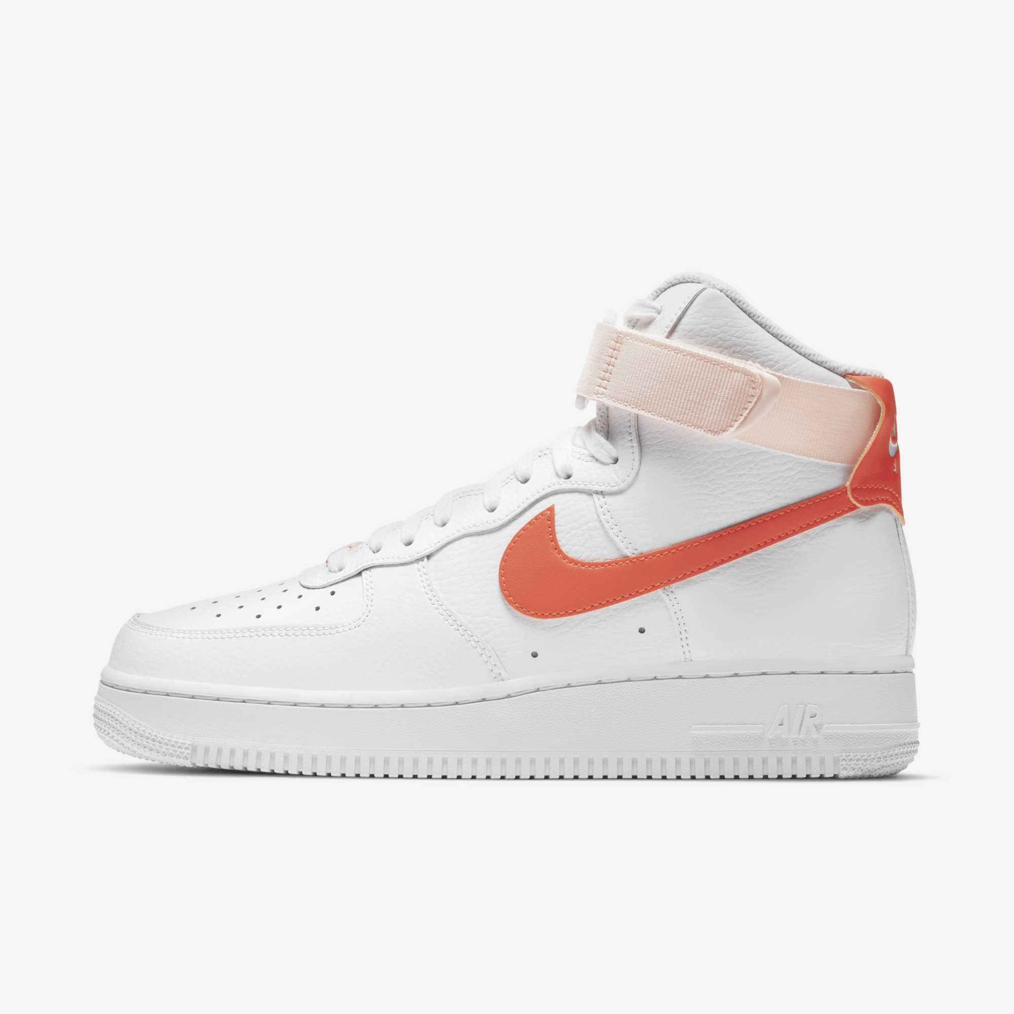 Nike Air Force 1 High White Orange Pearl 334031-118 | SneakerNews.com