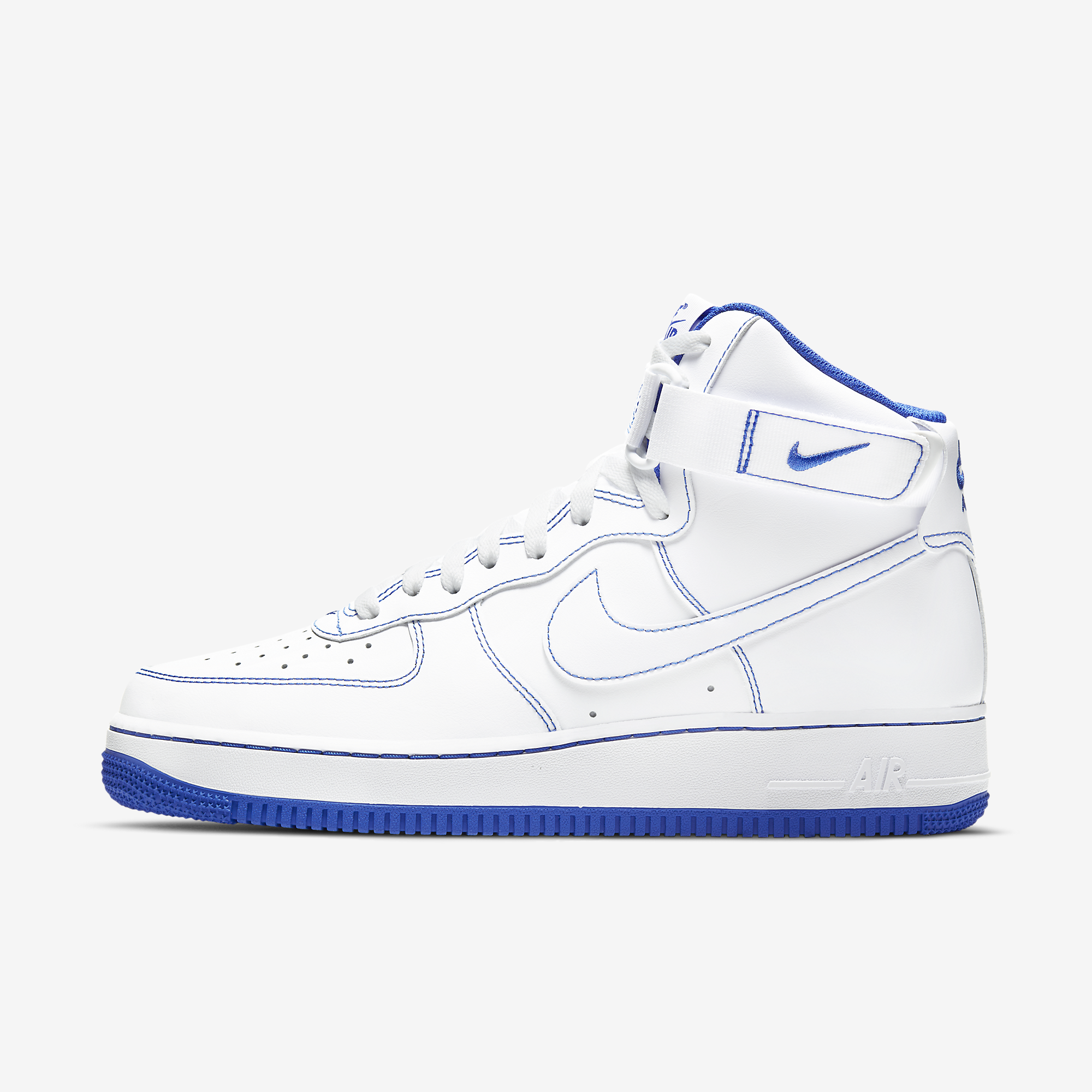 Nike Air Force 1 High White Royal Blue CV1753-101 | SneakerNews.com