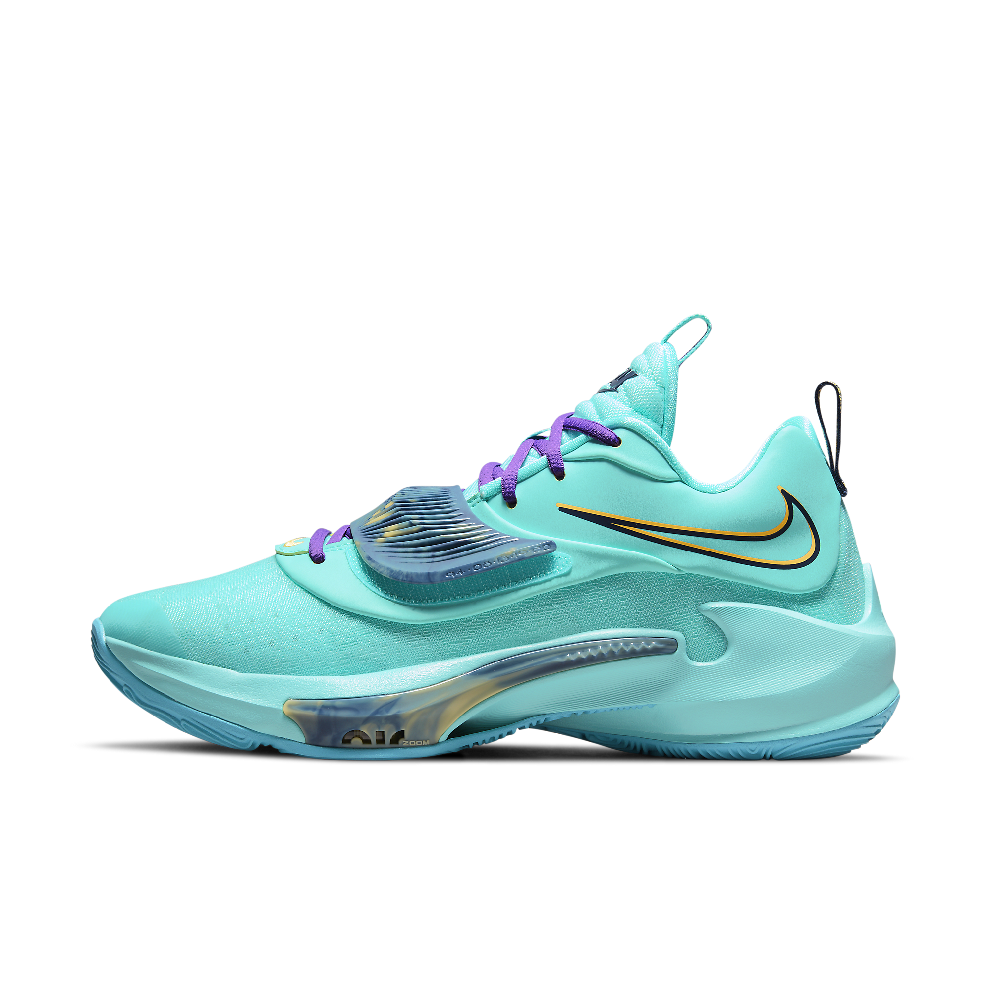 Nike Zoom Freak 3 Aqua Giannis DA0694-400 | SneakerNews.com