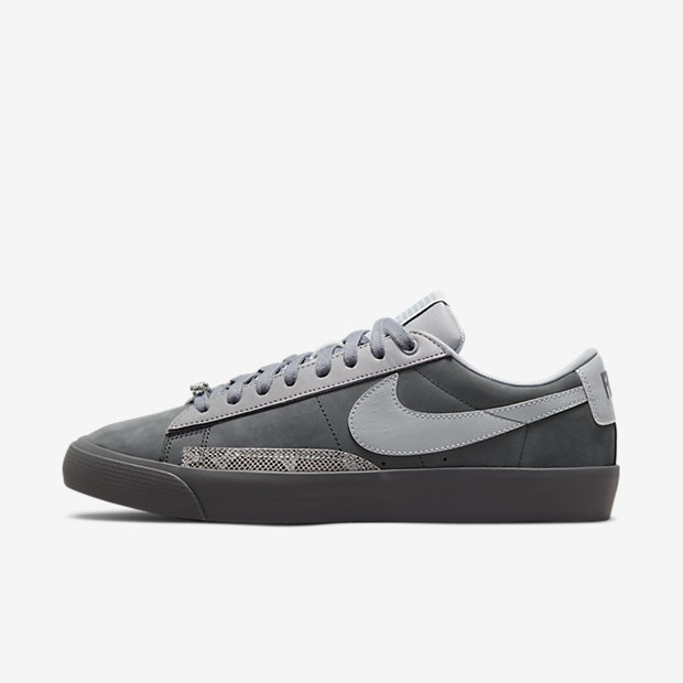FPAR Nike SB Blazer Low Cool Grey DN3754-001 | SneakerNews 