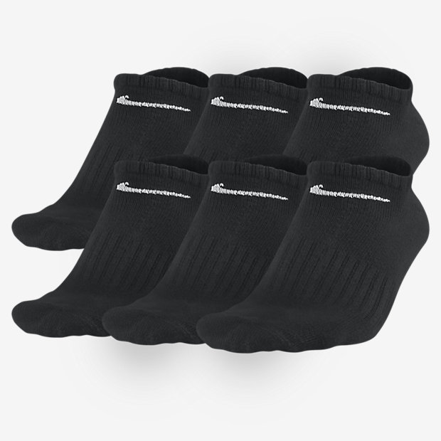 Nike Non-Cushion No-Show Socks (6 Pair). Nike.com UK