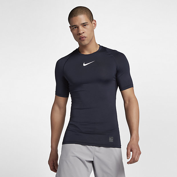 Мужская футболка для тренинга с коротким рукавом Nike Pro 884776334985