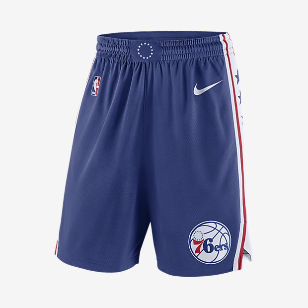 Мужские шорты НБА Philadelphia 76ers Nike Icon Edition Swingman 826216945191