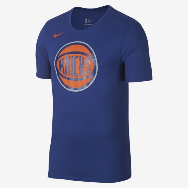 Мужская футболка НБА New York Knicks Nike Dry Logo 887232883805
