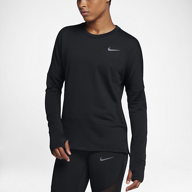 Женская беговая футболка с длинным рукавом Nike Therma Sphere Element 