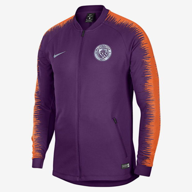 Мужская футбольная куртка Manchester City FC Anthem Nike 887225542450