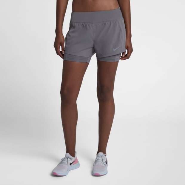 Женские беговые шорты 2 в 1 Nike Eclipse 191884247084
