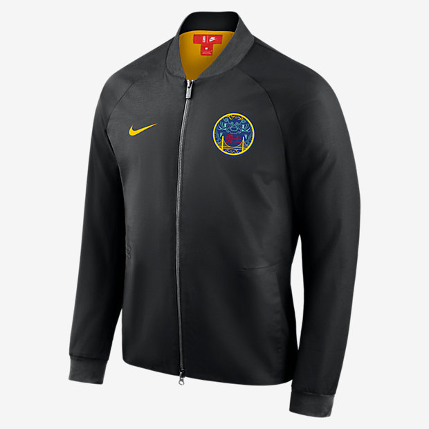 Мужская куртка НБА Golden State Warriors City Edition Nike Modern 640135714030