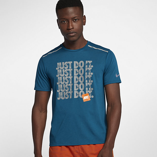 Мужская беговая футболка с коротким рукавом Nike Rise 365 191887003571